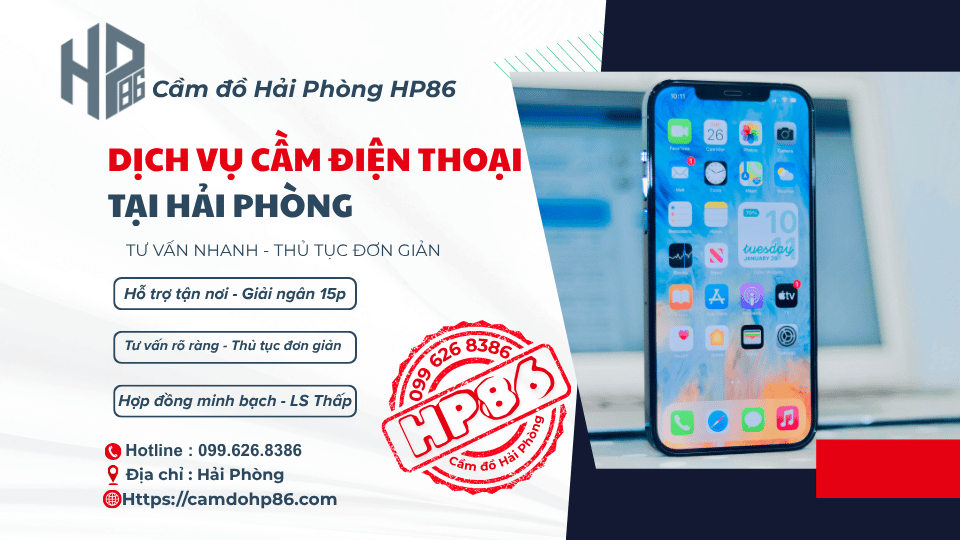 Dịch vụ cầm điện thoại tại Hải Phòng